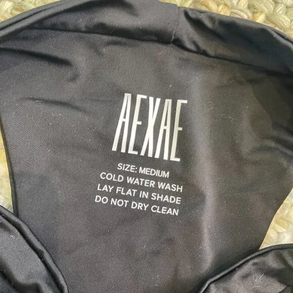 Aexae Swim High Waisted Bikini Bottom Size Medium - Picture 3 of 4